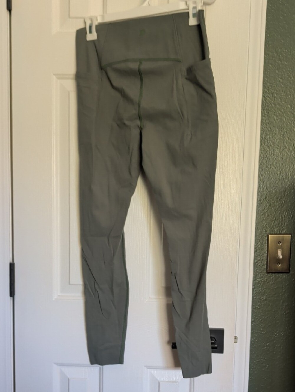 Target Olive Green High-Waist Leggings - Picture 3 of 5